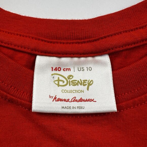 Hanna Andersson Red Disney Mickey Treat Size 140 10 Unisex Tee Top Ice Cream - Picture 2 of 6